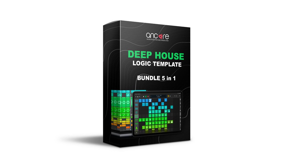 Deep House Bundle. Available Now! ancoresounds.com/deep-house-log… Check Discount Products -50% OFF ancoresounds.com/sale/ #musicproduction #logicprox #deephousefamily #logicprotemplate #housemusic #SynthPresets #deephouse