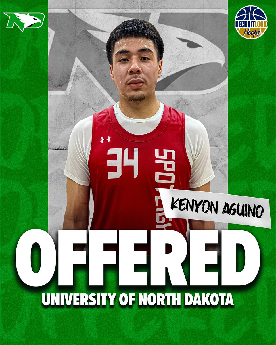 25’ Kenyon Aguino adds his 2nd offer in as many days now from North Dakota after a dominating weekend at #RLHoop KC Live