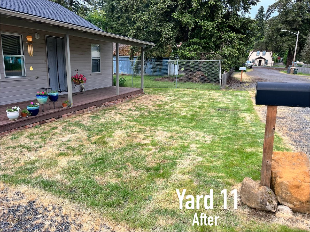 Henry from Sweet Home, OR, who is taking apart in our 50 Yard Challenge has another lawn to his name .