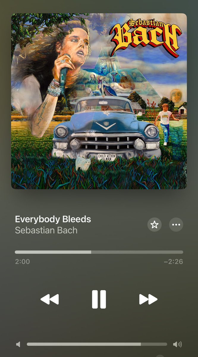 And this fucking banger from my favorite @sebastianbach, in fact the whole album is hot as hell and if you haven’t listened to it, you’re definitely missing out.