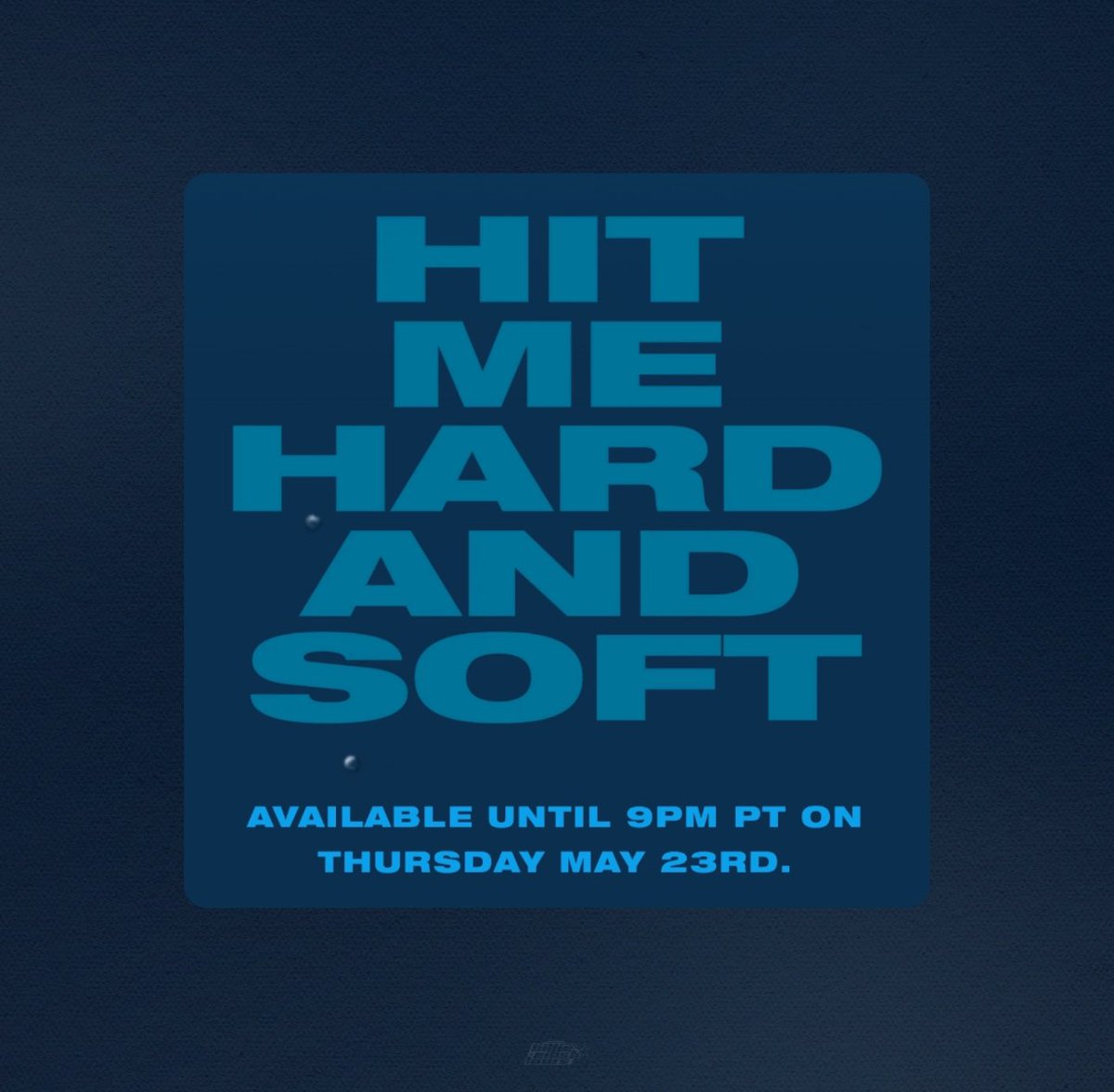 billieeilishtrs's tweet photo. ‘HIT ME HARD AND SOFT (SLOWED &amp; REVERB)’ and ‘HIT ME HARD AND SOFT (SPED UP)’ digital albums have been added to Billie’s store, only available until Thursday, May 23rd 9pm PT! 🫧

Purchase here:

SPED UP: https://t.co/7khF38YNIb

SLOWED &amp; REVERB: https://t.co/TFdFkpuynO https://t.co/ymwN2bIAIH