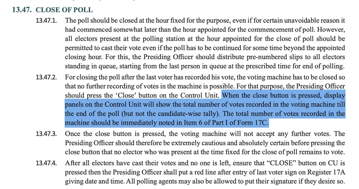 VERY important & concerning: How the Election Commission is OPENLY LYING in the Supreme Court On the issue of not disclosing total voter turnout (Form 17) data, the SC asked ECI as to why it was not being done in this election. Note that these numbers have been provided