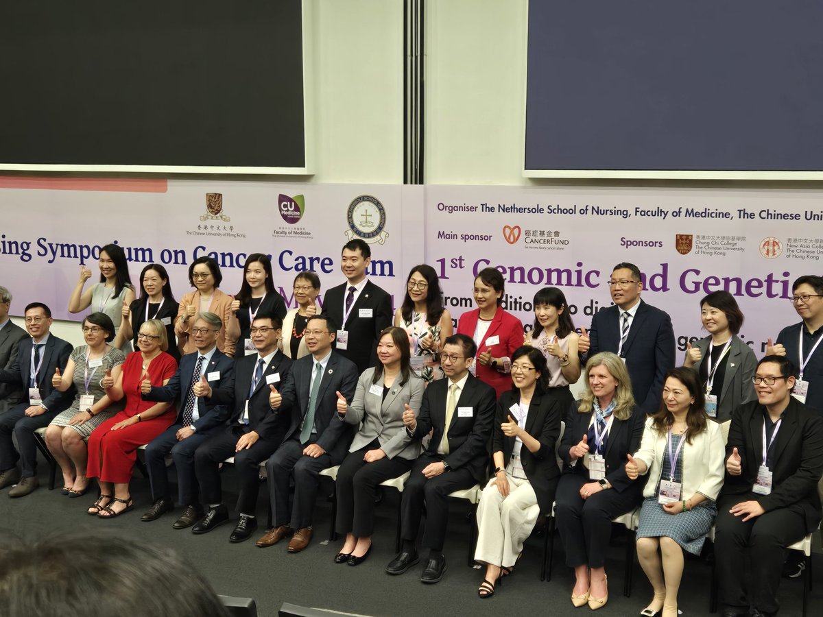 ahy_cheng's tweet photo. The 9th Nursing Symposium on #Cancer care cum 1st #Genomic and #Genetics  #Nursing Forum is officially commenced. Will learn a lot from our distinguished speakers in these two days @cuhknursing @CUHKMedicine https://t.co/qf8nl9H4Ap