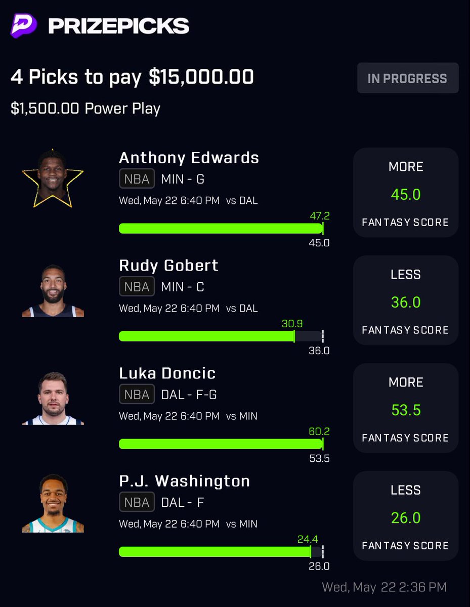 PrizePicks NBA AI 10X b2b 🔥😮‍💨

Should I giveaway the entire payout?