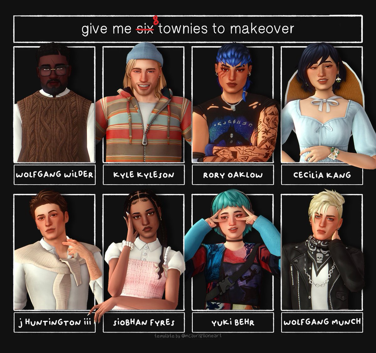 premade townie makeovers🪄

#TheSims4 #ShowUsYourSims