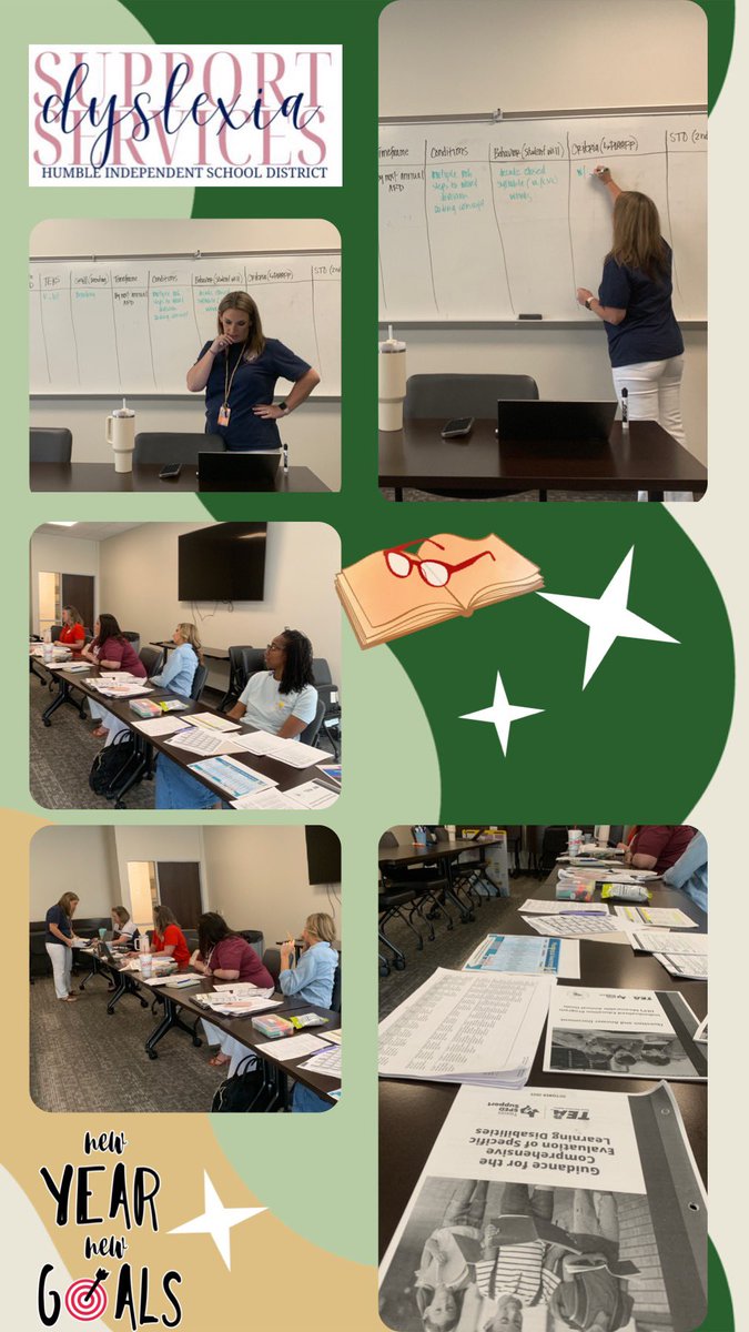 Humble ISD PDIs, we will be there for you! We PIVOT together! Your district team spent a full day working on goal writing for our #Dyslexia and #Dysgraphia scholars! #Friends #SupportEachOther @HumbleISD_ESS