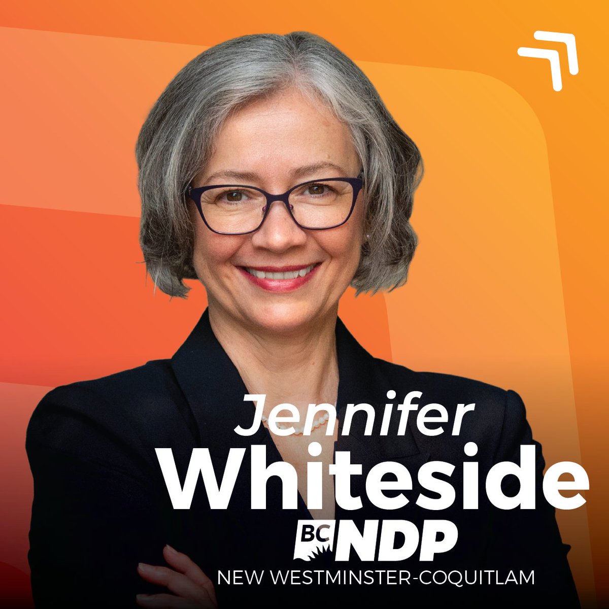 We're thrilled to announce Jennifer Whiteside as our BC NDP candidate in New Westminster-Coquitlam. Born and raised in New West, Jennifer (@JM_Whiteside) is a former labour leader and the current Minister of Mental Health and Addictions. Please join us in welcoming her!