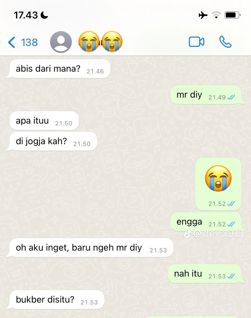 Chat lucu salah paham netizen Indo, menghibur hari libur kalian🤣✨

A Thread