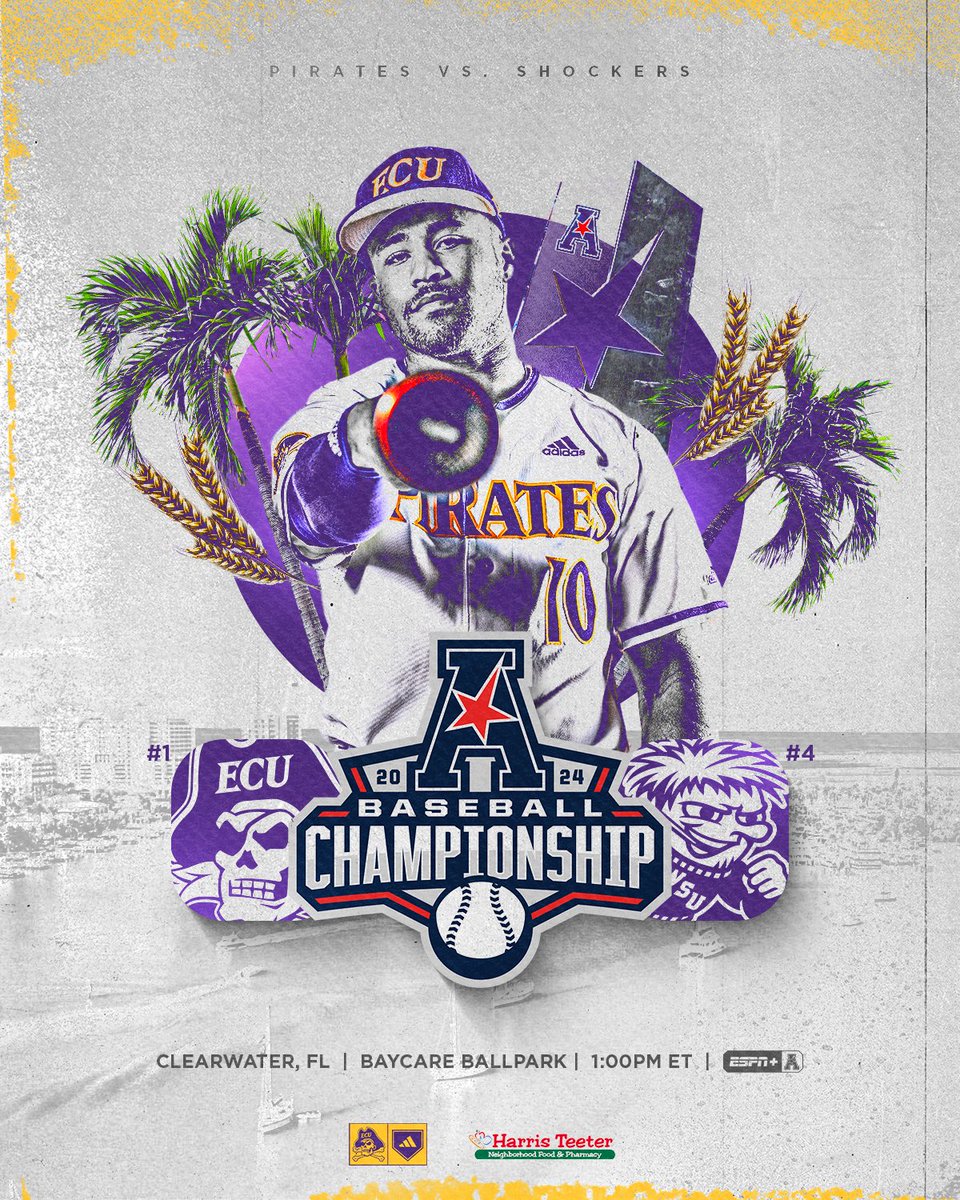 GET UP IT'S GAME DAY IN CLEARWATER‼️

⏰- 1:00pm ET
📍- Clearwater, FL

Watch, listen, and follow along- linktr.ee/ecubaseball