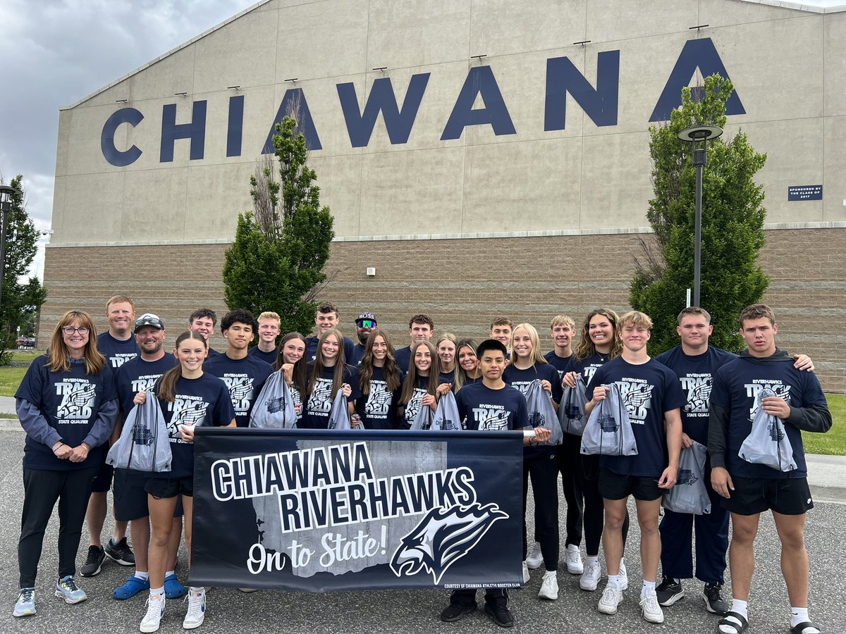 Off to state for Track &amp; Field!! Good luck Riverhawks. Special shout out to my girl <a href="/MaliaRuud/">Malia Ruud</a> back to state for 4A Shot Put &amp; Discus. 👏🏽