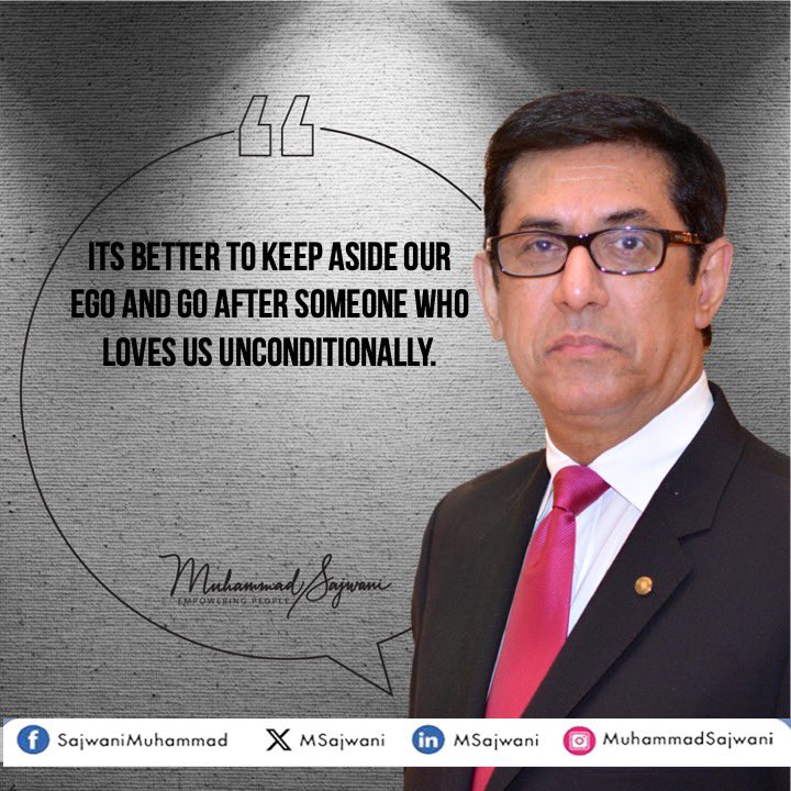 msajwani's tweet photo. We shouldn't be having time and energy to battle BIG Egos and SMALL Minds.
#ego #pride #arrogance #confidence #trust #control #micromanage #feedback #growth #mindset #mecentric #humility
#MuhamamdSajwani
#EvolveHR
#EmpowerPeopleTransformLives
#hrconsultants https://t.co/DaPtkIIgim