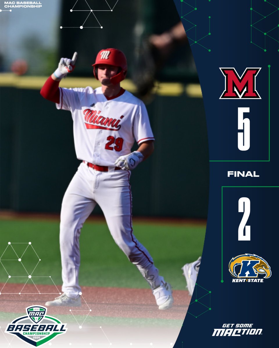 Love & Honor ‼️

The RedHawks use a hot start to open tournament play with a three run win. 

@MiamiOHBaseball | #MACtion