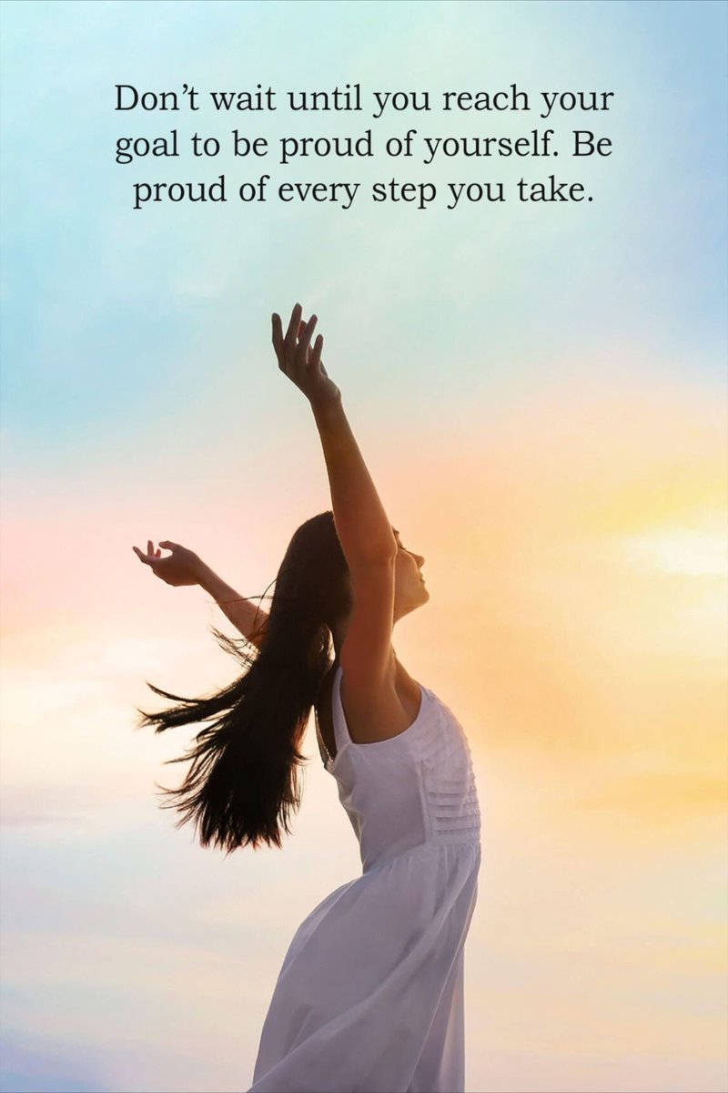Be proud of every step you take.
#beproudofyourself