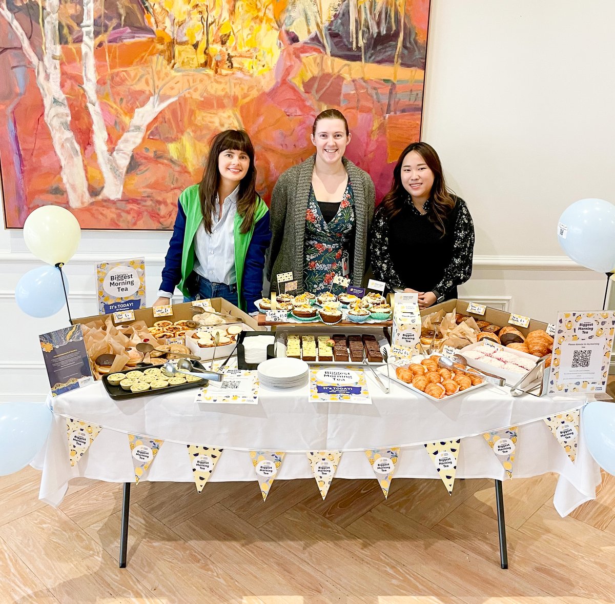 christiespaces's tweet photo. A huge thank you to our Sydney coworking communities for donating to our Biggest Morning Tea fundraiser! Together we have raised $1,784.85 for the Cancer Council ☀️

#ChristieSpaces #CoworkingSpace #CoworkingSydney #BiggestMorningTea #BMT #CancerCouncil https://t.co/R6KuAjFnOW