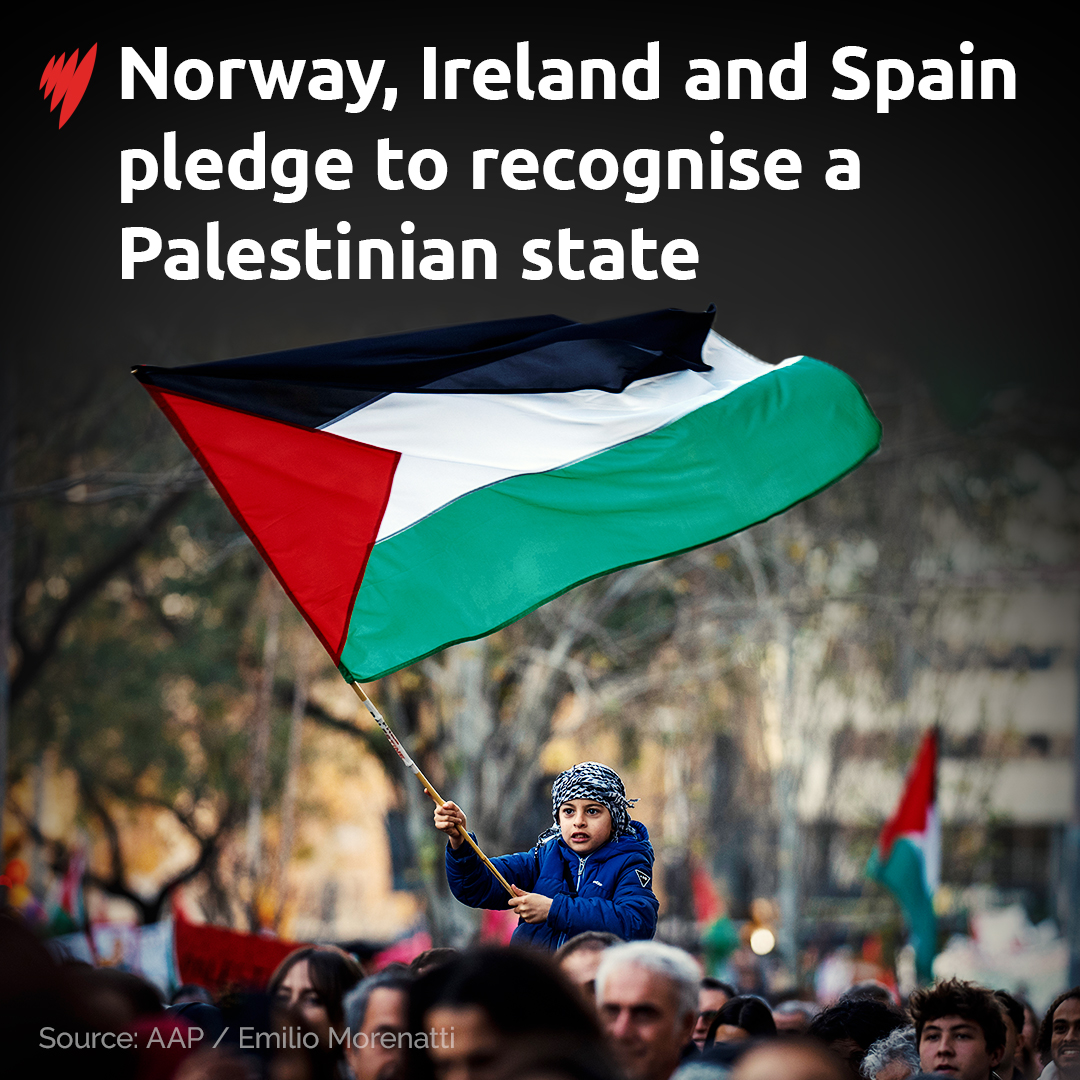 Norway, Ireland and Spain have announced they will formally recognise a Palestinian state. Israel said there will be “severe consequences” for the decision. Read more: trib.al/6RsnU3z