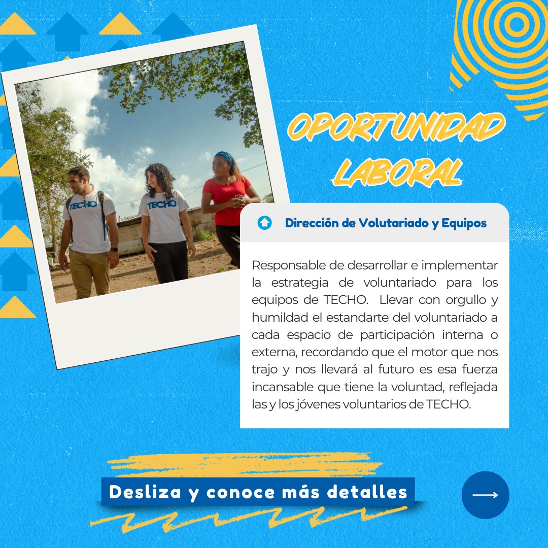 techopanama's tweet photo. ¡Traemos buenas noticias!

Tenemos Oportunidad Laboral en Dirección de Volutariado y Equipos en #TechoPanama

Entérate de todos los detalles del perfil aquí: https://t.co/98hNJw1wHF
Y postula aquí: https://t.co/FvxrIgB0hG

Fecha Límite: 9 de junio de 2024

¡Mucha suerte! https://t.co/ozINSN1dmA