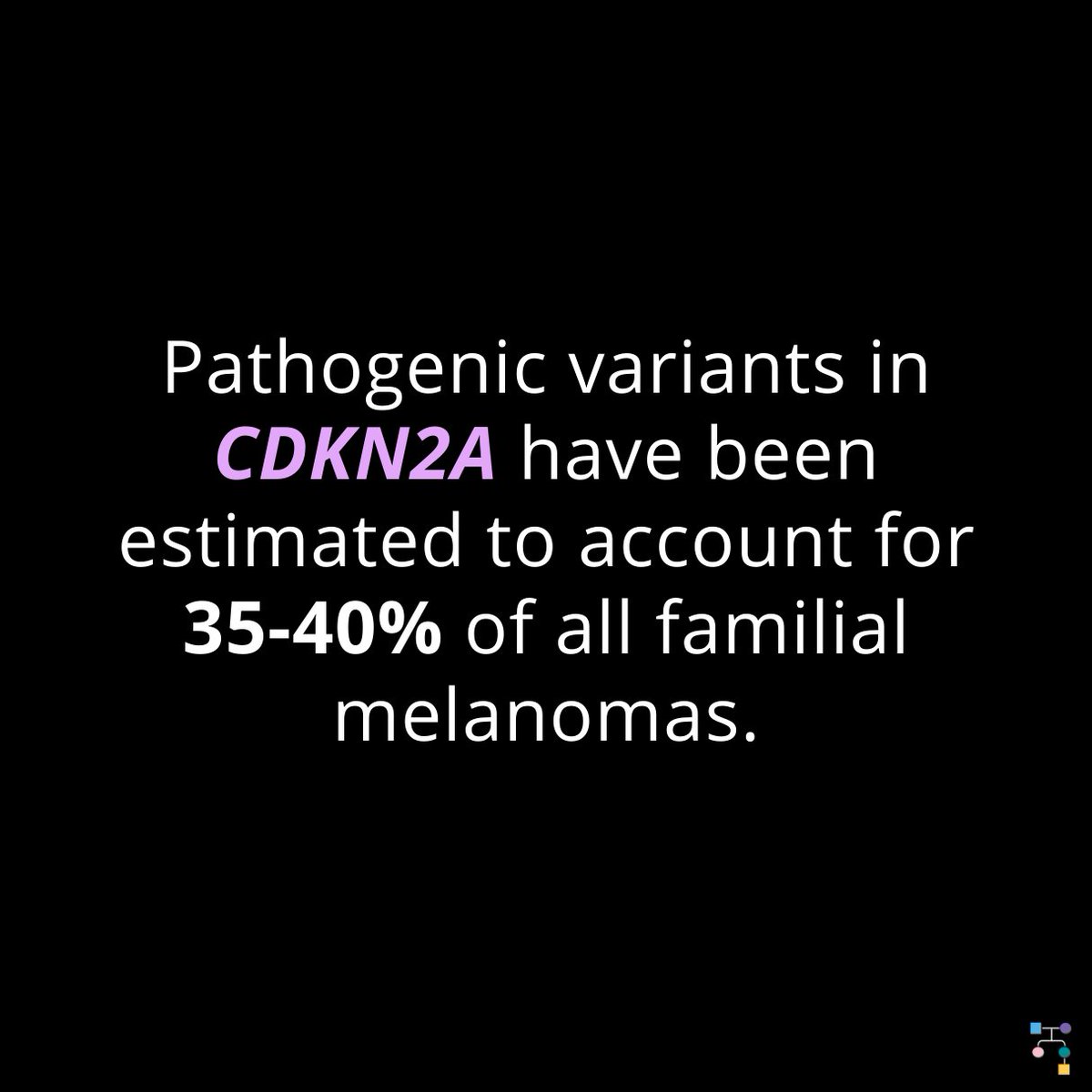 inheritedcancer's tweet photo. May is #SkinCancerAwarenessMonth! Pathogenic variants in #CDKN2A #BAP1 #POT1 &amp; #CDK4 are associated with increased #melanoma risk. #GorlinSyndrome, caused by pathogenic variants in #PTCH1, is associated with increased #basalcellcarcinoma risk. Learn more👇
https://t.co/gsBCPDMcge https://t.co/NHIfBfjp94