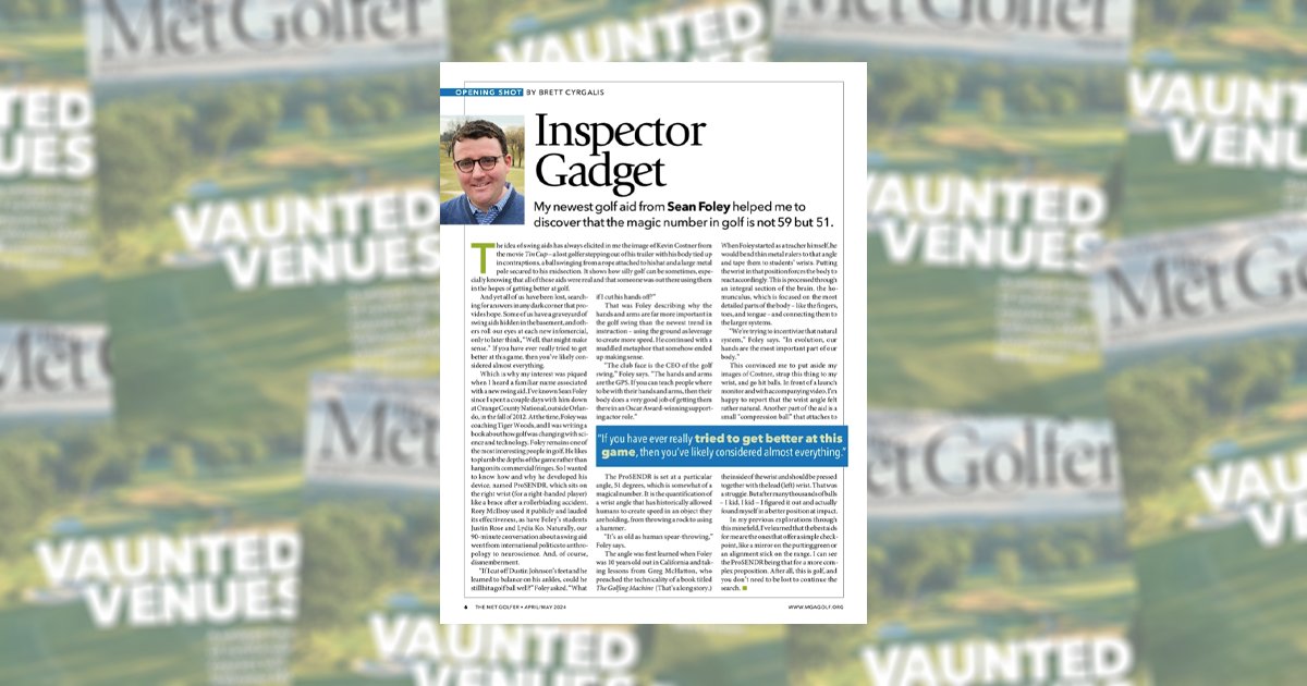 <a href="/BrettCyrgalis/">Brett Cyrgalis</a> met with one of the biggest names in golf instruction, Sean Foley, to discuss the latest swing aid, ProSENDR, which was designed to promote a pro-level swing. 

Full Story: hubs.la/Q02xs1sz0