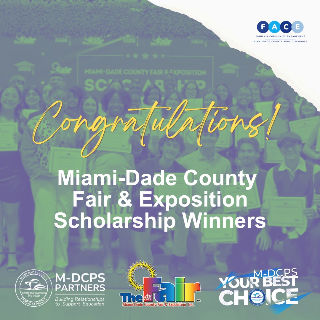 Congratulations to our very own @NMSPIONEERS who received a Miami-Dade Youth Fair Scholarship! Hooray, Maria S.!! This scholarship will assist her as she continues her path to college at FIU! Job well done! 💚🩶💚🩶 #YourBestChoiceMDCPS @SuptDotres @MDCPS @MDCPSNorth