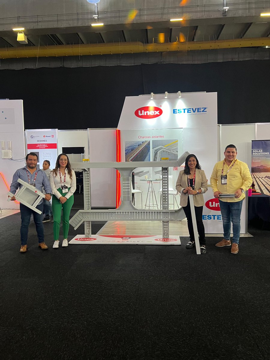 Salvado71264784's tweet image. Equipo Estevez-Unex Presentes en soluciones tecnológicas Risoul Puebla 2024 #chavasantiago #Conectandoloextraordinario #Estevez @hestevez @EstevezMX