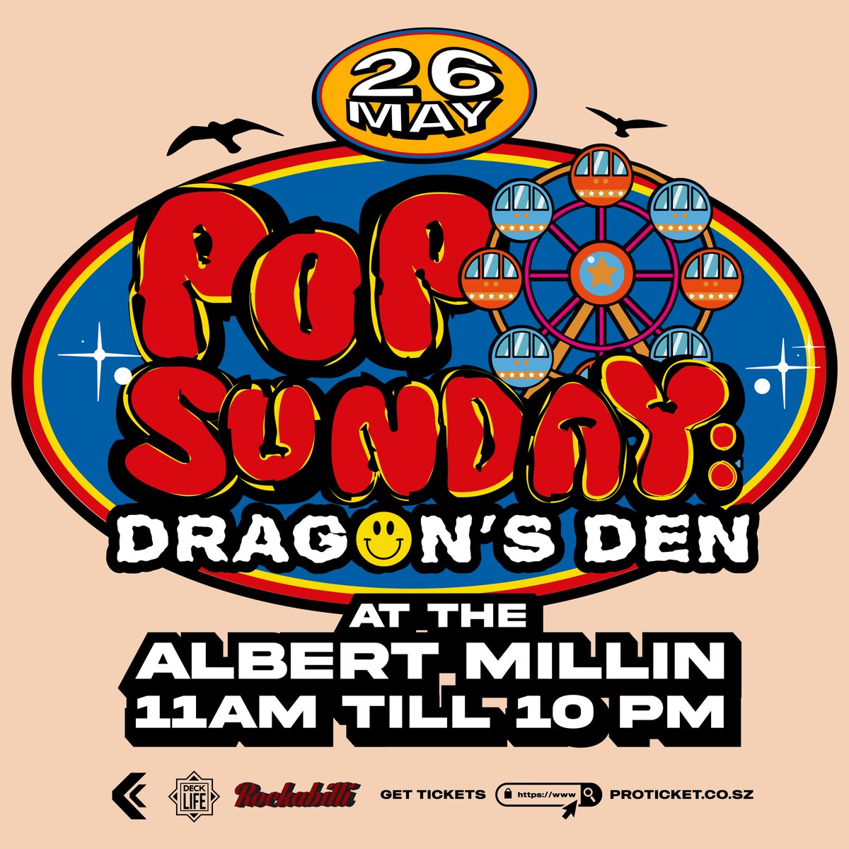 decklifesz's tweet photo. Head to #Eswatini this weekend and soak in the breathtaking scenery and warm hospitality, topped off with an unforgettable ☀️ Sunday afternoon with 
@unclewaffffles on the 🔊decks 🔊 at #PopSunday ⛱️ 

Get tickets 🎫
https://t.co/8joNLV3333 https://t.co/Ug3MZmWZ09