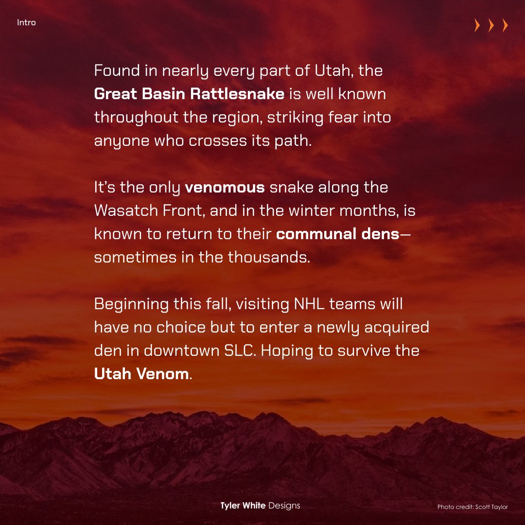 TWDesigns's tweet photo. @deltacenter @NHLinUtah Hoping Venom makes the final cut. Here’s a concept on why I think it works so well. https://t.co/9aXfTK3F5d https://t.co/27ohb4QnqC