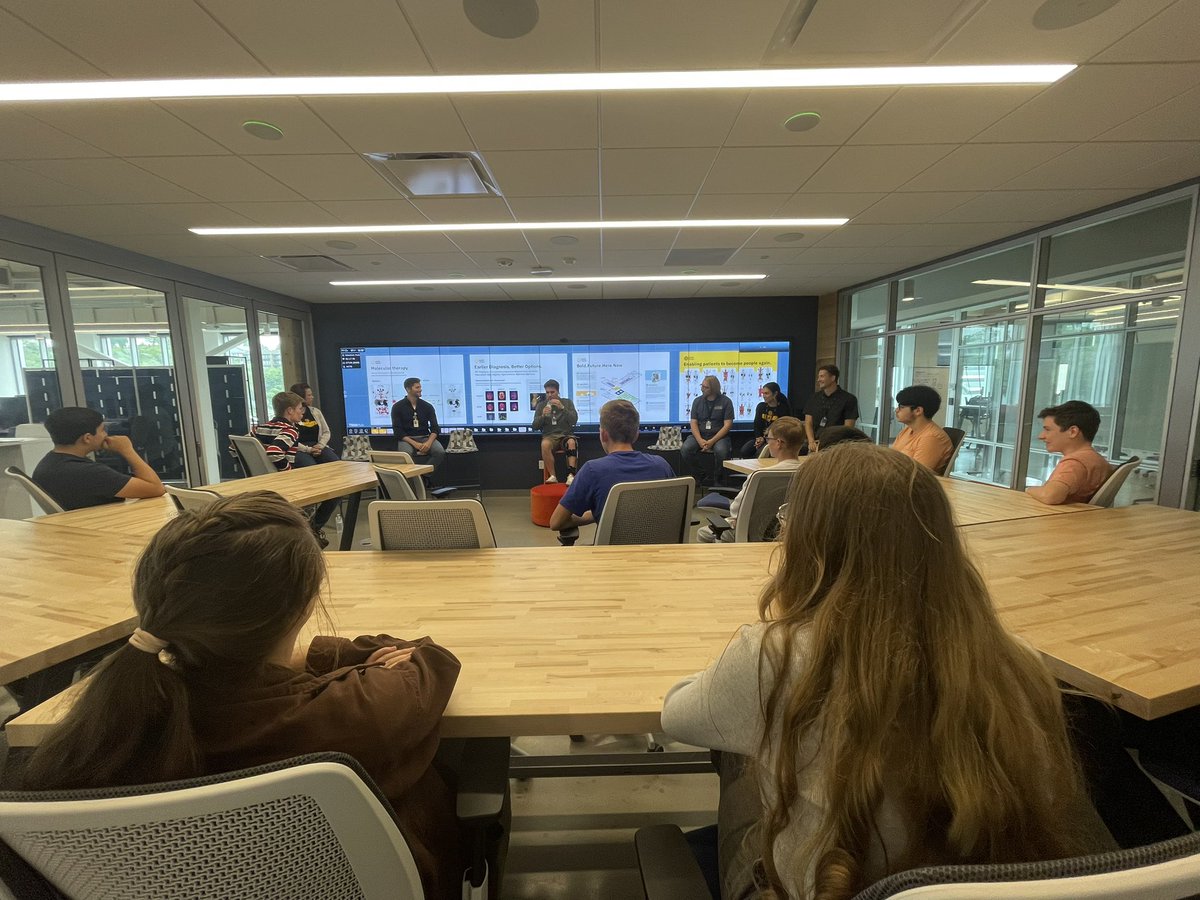 FHNKrieg's tweet photo. @bamfhealth put on the best field trip in the history of field trips. Privileged that our STEM10 students made history by being the first high schoolers to visit this amazing institution. Their passion and entrepreneurship is off the charts. @FHPSlearning @PBLWorks @dailystem https://t.co/YbObFfO1cF