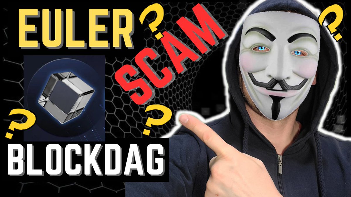 Is @blockdagnetwork a #Scam? Quite possibly. What happened to the money people invested under the name #Euler? youtu.be/v7AruUDQUVQ