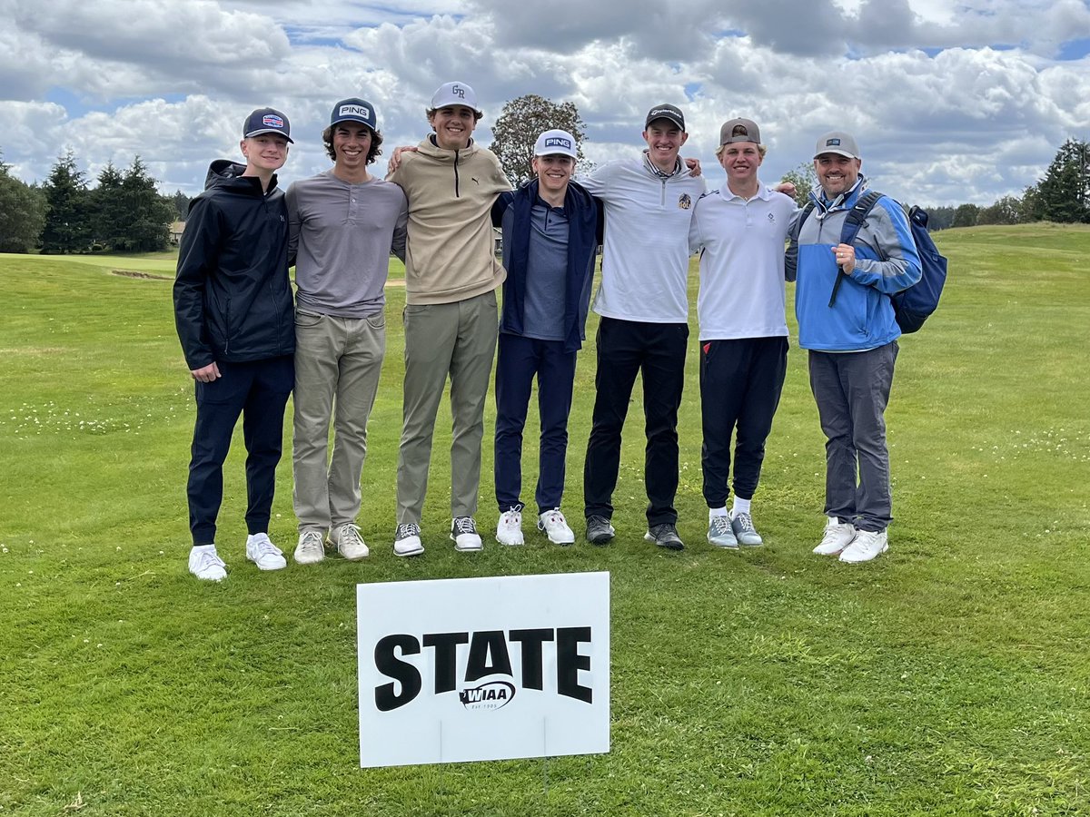 kross1414's tweet photo. That’s a wrap from the WIAA - 3A State Golf Championship ⛳️

The Mead Panthers make the cut and finish T6.  Great finish to a great season.  Thank you seniors!!

@MEAD_ATHLETICS 
@MeadHighSchool https://t.co/mOdzYvAZ8i