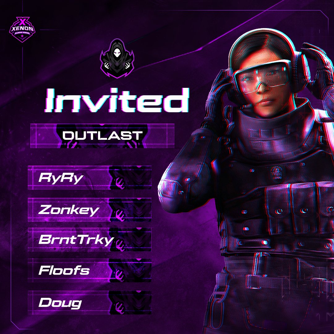 XenonGamingGG's tweet image. 👻A WILD OUTLAST APPEARED👻

@OutlastGamingNA joins XGS Season 7 as our SECOND invited team

👻@Floofs0 
👻@trkymenistan 
👻@Zonkey_3 
👻@RyRythe1st  
👻@doug2tuRnt