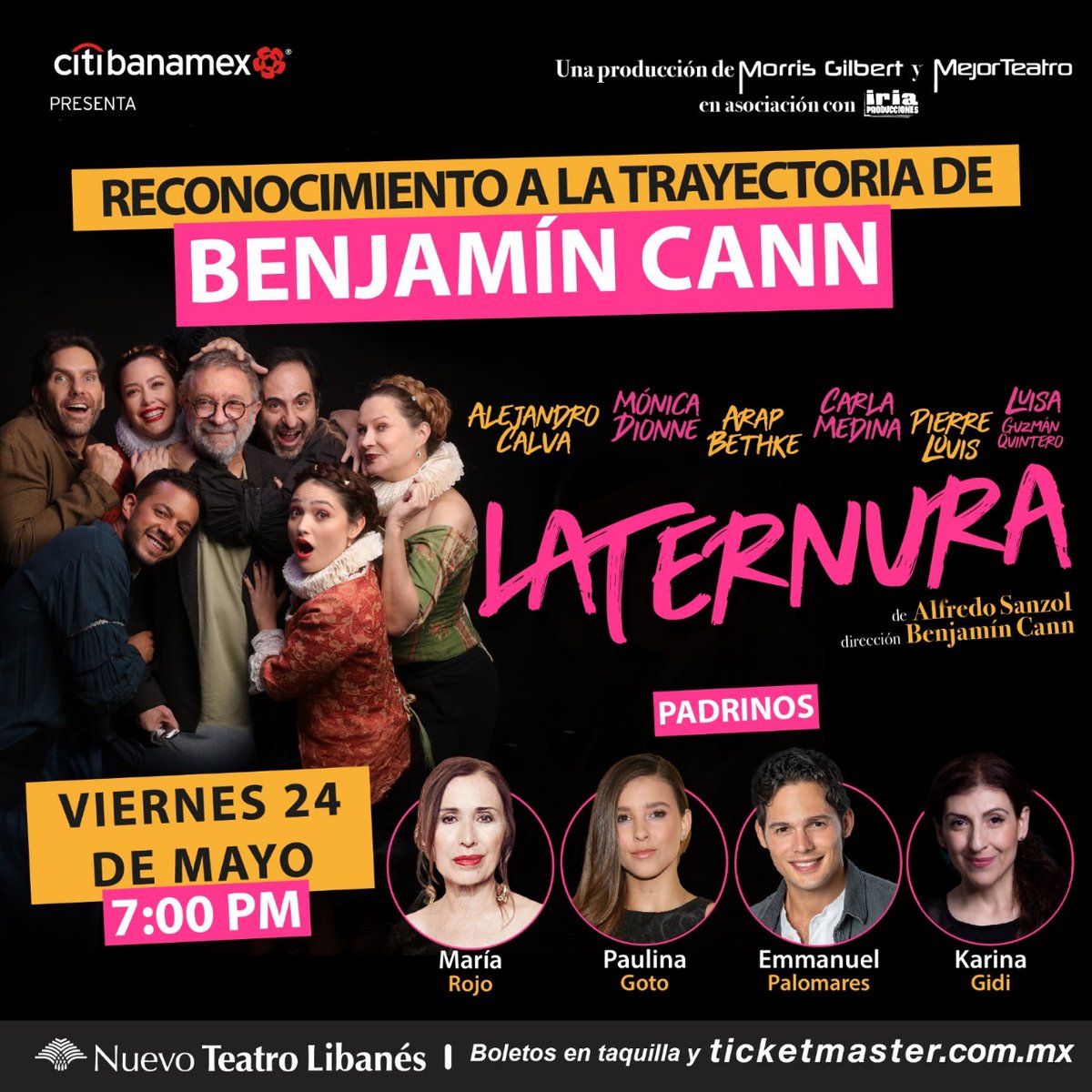 elbrunchfm's tweet photo. 🎁✨¡TENEMOS REGALITOS!✨🎁

Brunchers, tenemos 10 pases dobles para la obra "La Ternura". 

La función es a las 7:00 p.m. en el Nuevo Teatro Libanés. 

¿Quién se apunta? 👀🙌 https://t.co/Q5SdhSp1PD