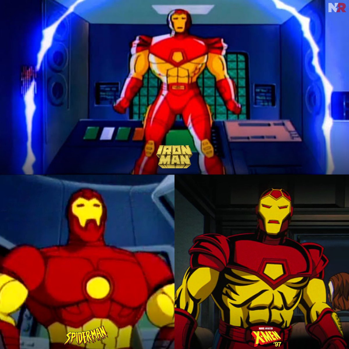 Iron Man’s animated suits.