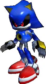 for this render of Metal in SA2 Battle am I the only one who thought he didn't have a nose? lmao 