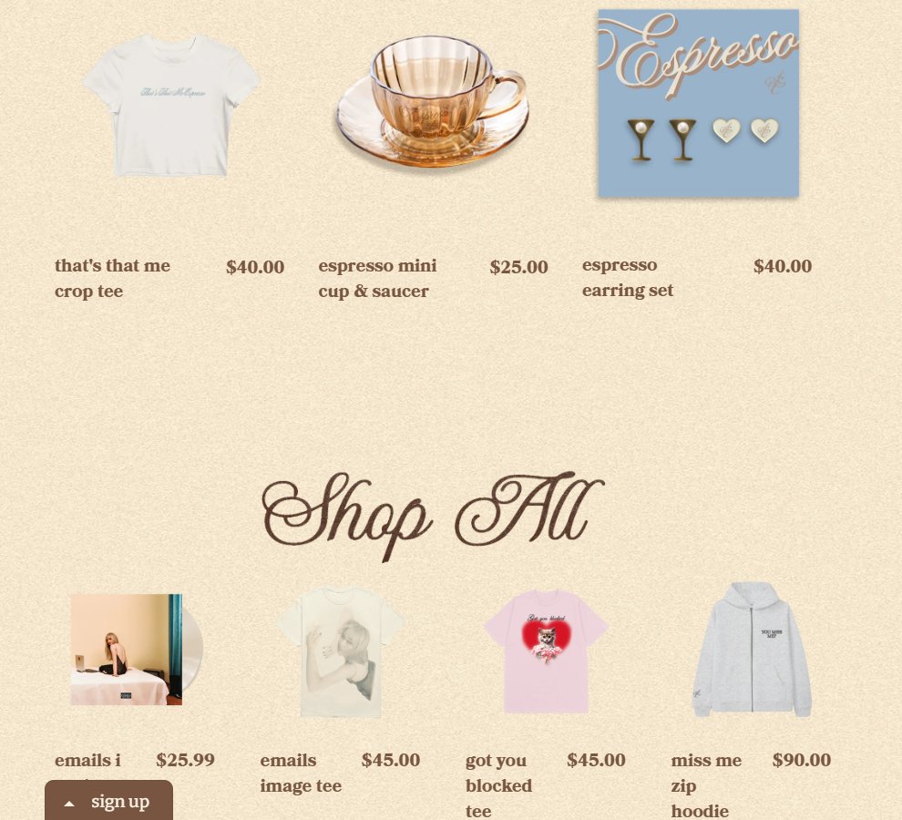 SABRINA CARPENTER MERCH GIVEAWAY: 
winner gets to choose one item (no price limit) from sabrinas merch store 
(open international) 
Rules: 
- follow me 
- rt 
- like  
this ends 6/20 good luck everyone<3