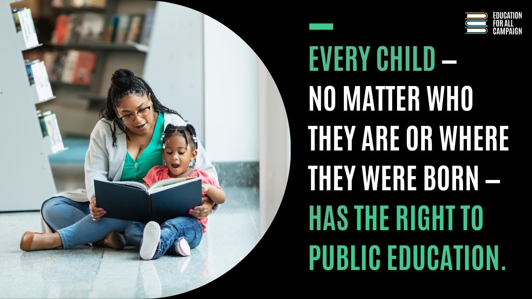 In Plyler v. Doe, SCOTUS affirmed a vital truth: It’s in our collective interest to ensure that every child has access to K-12 public school.

That's why we're launching #EducationForAll—a movement dedicated to protecting access to K-12 public education.👉 education4all.us