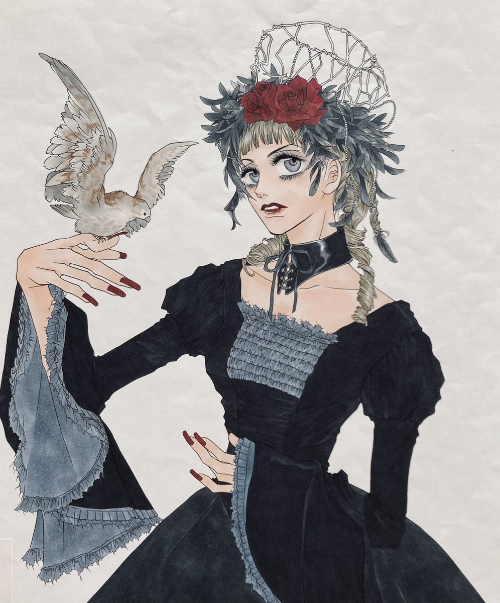 mitukoken's tweet photo. #WorldGothDay
#世界ゴスの日

私のゴスロリはここから始まったんだな💀 https://t.co/bL2keXv9x0