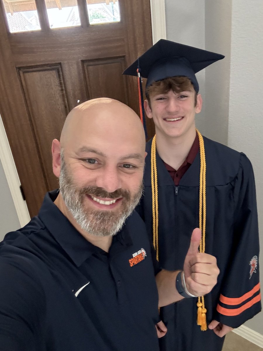 🚨THIS IS NOT A DRILL.🚨

Congratulations to Sam and the entire Spartan Nation Class of 2024! It’s finally happening. Gonna be an epic night. 🧡💙