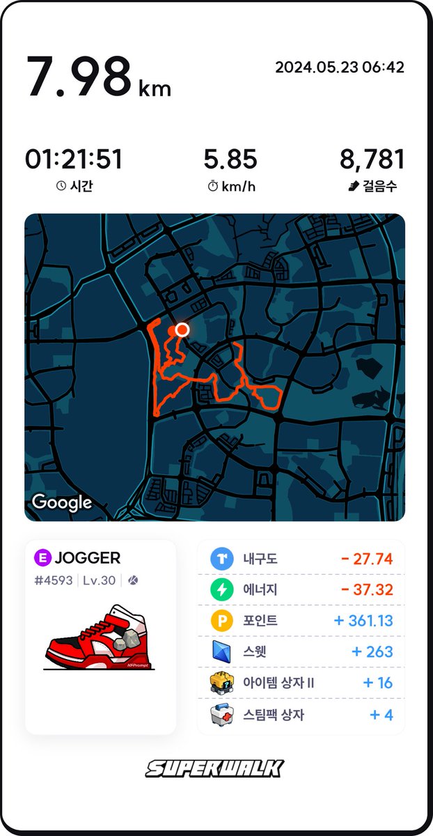 RaDioHeADCReEP's tweet photo. ์ํผ์ํฌ #SuperWalk
227์ผ์ฐจ.๐โโ๏ธ๐โโ๏ธ
#nft ๐ #m2e #d2e #BOOOSTโก๏ธ#SuperWalk
#๊ฐ์๊ณ #GROUNDi #SAC #Super Athletes Club #sacnft #GREEVER #metagauge #perplay https://t.co/bCP4616FCR