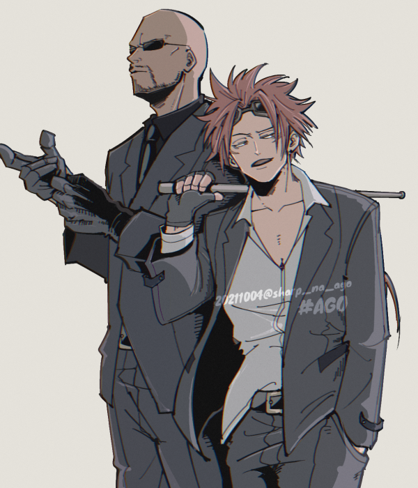 sharp_na_ago's tweet photo. im working on turks drawing right now
so just put a past doodle: reno and rude  for now
#FF7 #FF7R https://t.co/yiov6HACta