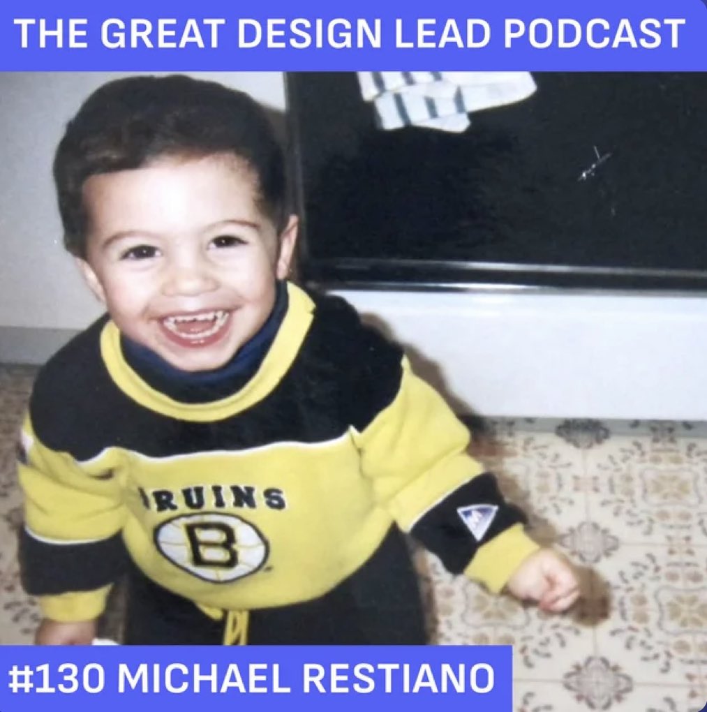greatdesignlead's tweet photo. Michael Restiano @mikeyrest is a Staff Content Designer at Webflow, yoga instructor at CorePower Yoga, and an overall kind person who was lovely to chat with for two hours.

You can find The Great Design Lead Podcast on Spotify, Apple Podcasts, or wherever you get your podcasts! https://t.co/NgdrM2lrUw