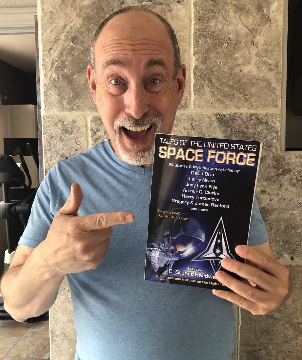 Guess who has a story in this US Space Force #scifi anthology from Baen Books? Guess!