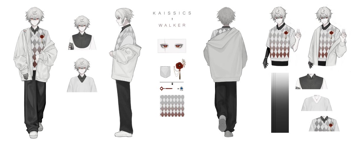kaissics_walker's tweet photo. MODEL 2.0
Done by Mama @/novic_0!