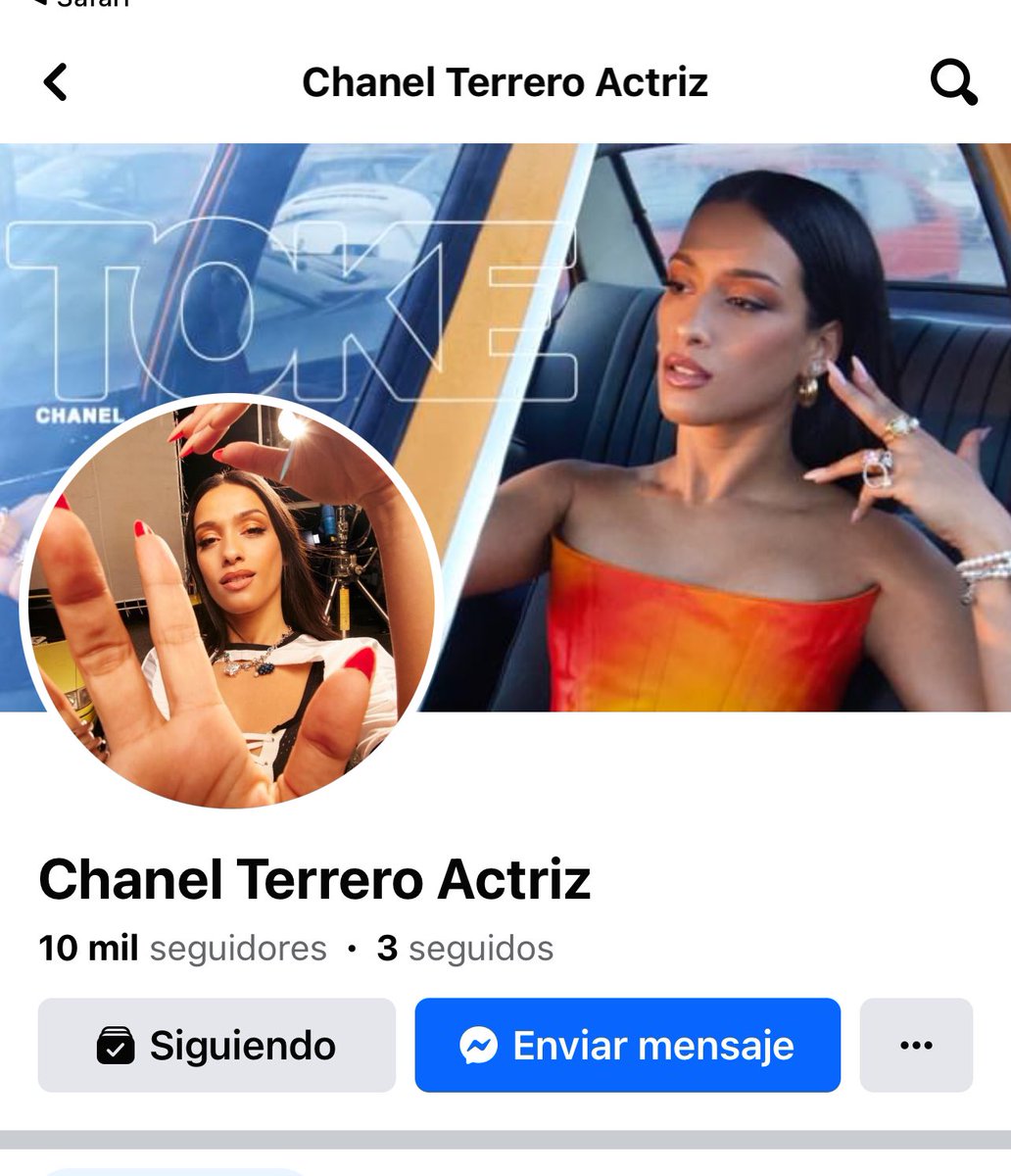 Chanel se acordará de que tiene un perfil de Facebook? Tiene el link en su bio de Spotify pero esto lleva sin actualizarse desde TOKE 🤣
