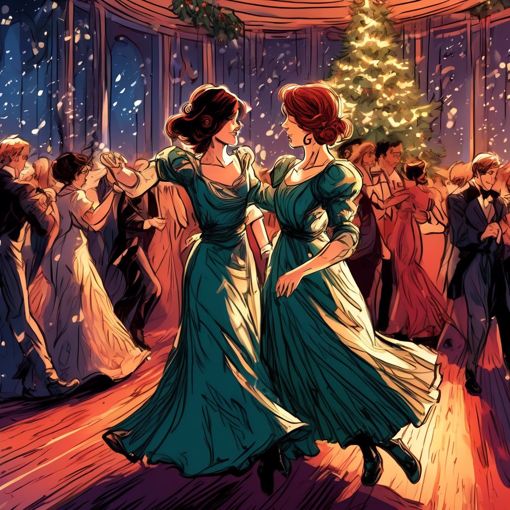 FranklinandWil1's tweet image. Cordelia Carstairs and Lucie  Herondale dancing together at Christmas ball#Cordeliacarstairs #lucieherondale #thelasthour #shadowhunters #cassandraclare