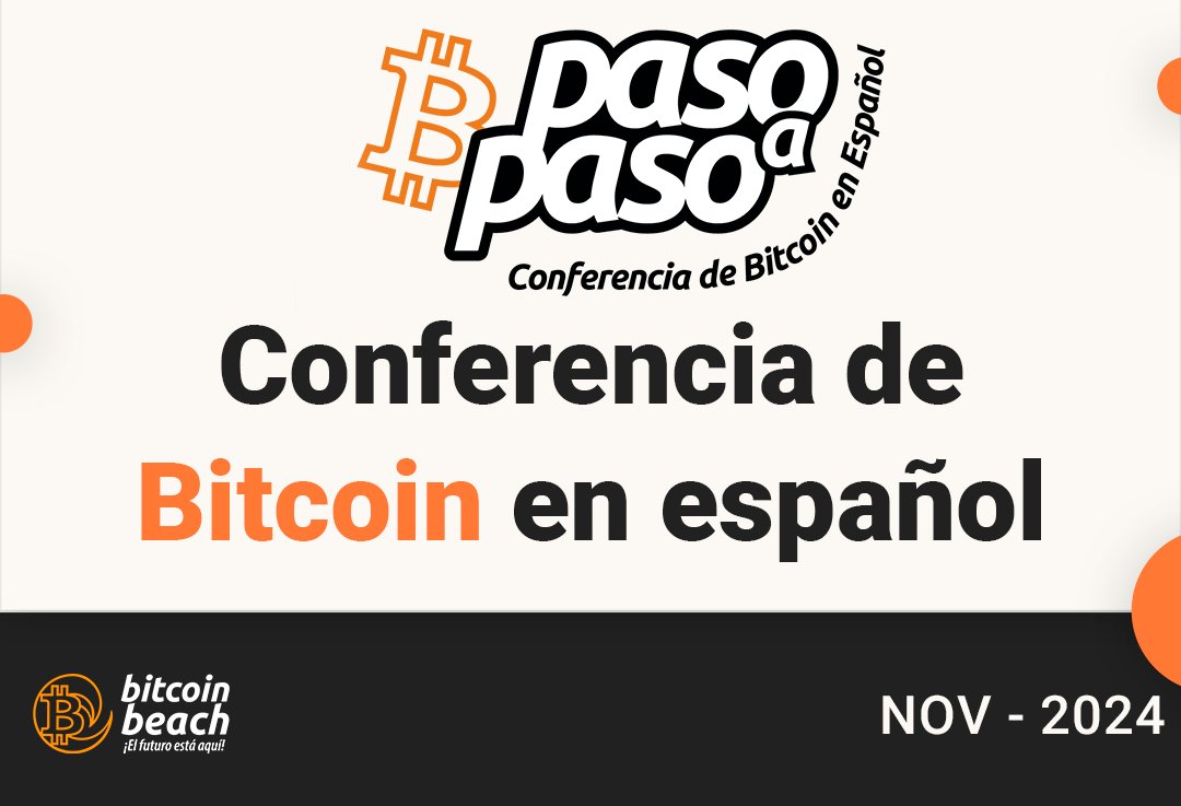 ¡PREPARATE! ✨LA PRIMERA CONFERENCIA DE BITCOIN EN ESPAÑOL ✨ En noviembre tendremos la primera conferencia de Bitcoin completamente en español en El Salvador 🇸🇻 con los mejores ponentes de habla hispana de #bitcoin ¿A quiénes te gustaría ver en esta conferencia?