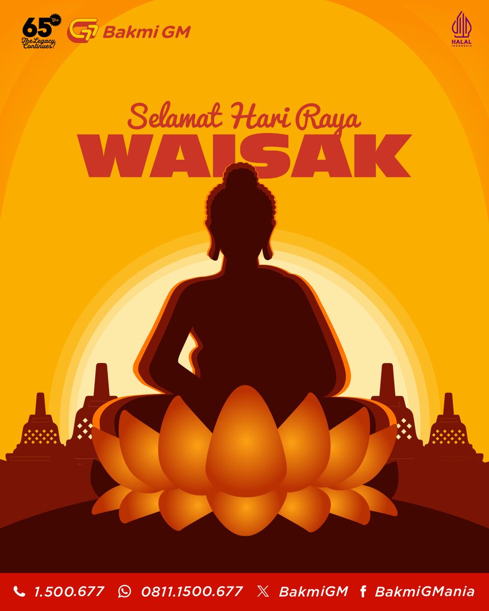BakmiGM's tweet photo. Selamat Hari Waisak untuk GMania yang merayakan. Semoga semua makhluk berbahagia🙏🏻🥰
#BakmiGM #BakmiGMania #BakmiGMDelivery #Halal #Delivery #foodstagram #foodie #FamilyMeal #DeliveryPromo #FoodDeliveryJakarta #foodiesofinstagram #JktDiscount #JKTfoodies #JKTfood #InfoKuliner https://t.co/nERQNnitgP