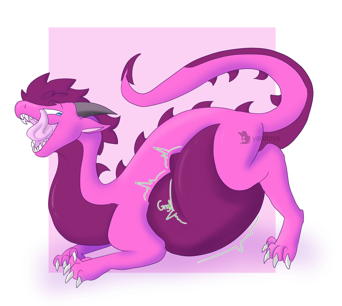 He's getting a good hunt~!