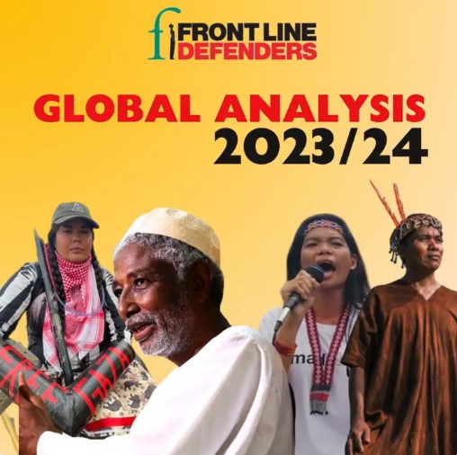 This new report from Front Line Defenders documents the killings of 300 human rights defenders in 2023 including 142 in Colombia, 30 in Mexico, 19 in Honduras and 6 in Guatemala. For key findings and excerpts about Canada and Palestine: pbicanada.org/2024/05/22/at-… #PBIaccompanies