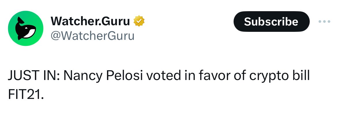 NO WAY! The greatest trader in the world is in favor of crypto bill FIT21!