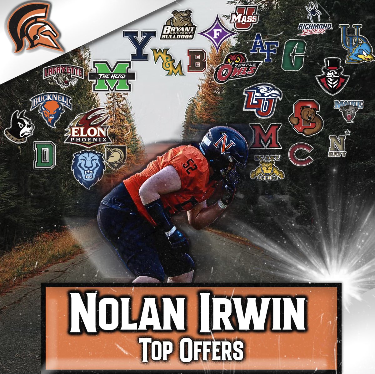 Really grateful to be in this spot. Thanks to all of the coaches!!! @CoachE_Morman @CoachStoner67 @Coach_Santana @NCHSTROJANS @Hold_2017 @JReaves77 @DonCallahanIC @NPCoachJeff